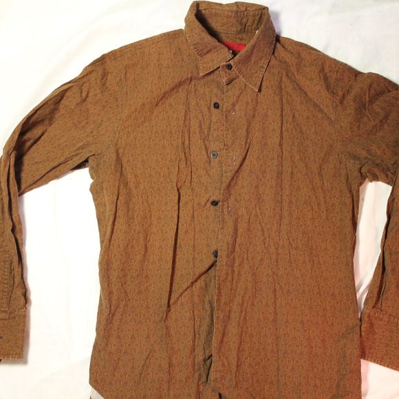 Brown pattern button pattern - Picture 1 of 5